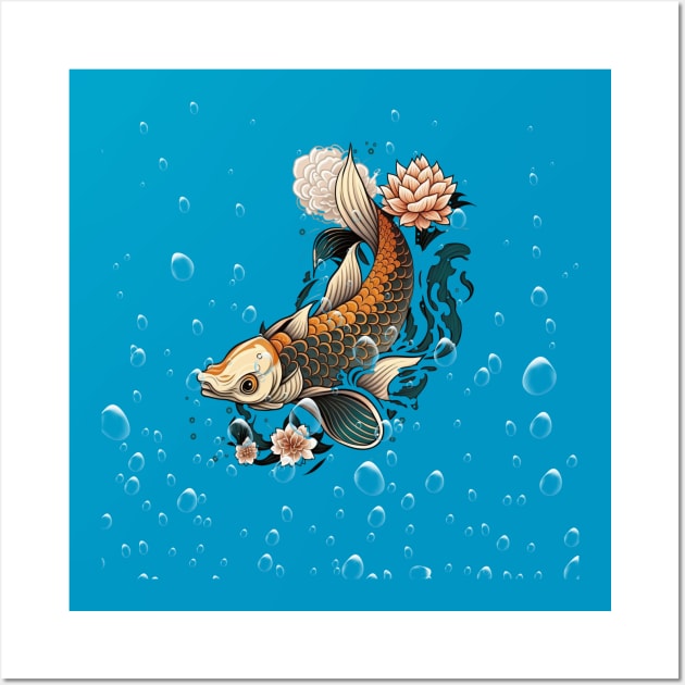 japanese fish Wall Art by himary